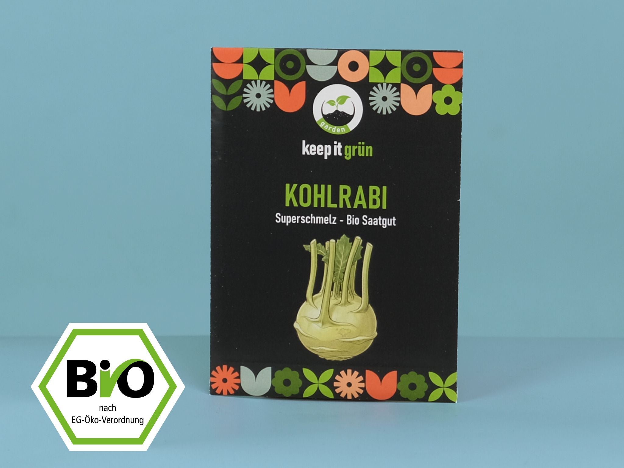 Bio Saatgut Kohlrabi 'Superschmelz' – keep it grün