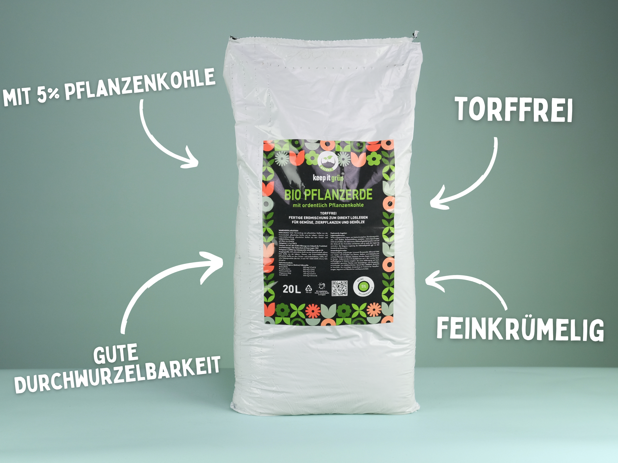 Torffreie Bio Pflanzerde für Balkon Hochbeet und Blumenkasten kaufen