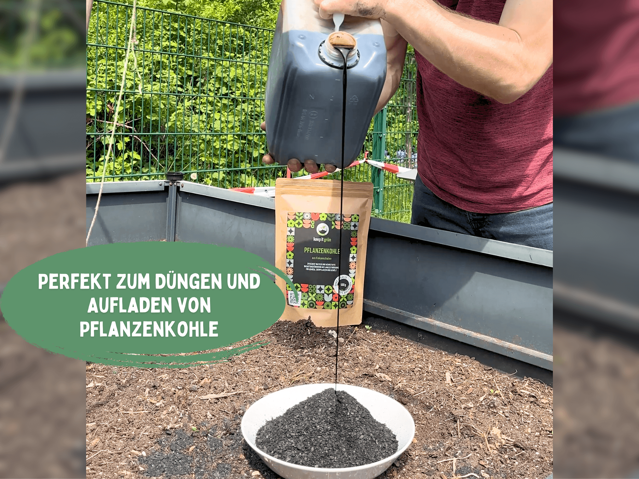 kohle zum düngen Bio-Flüssigdünger für kräftiges Pflanzenwachstum 💚 – keep it grün