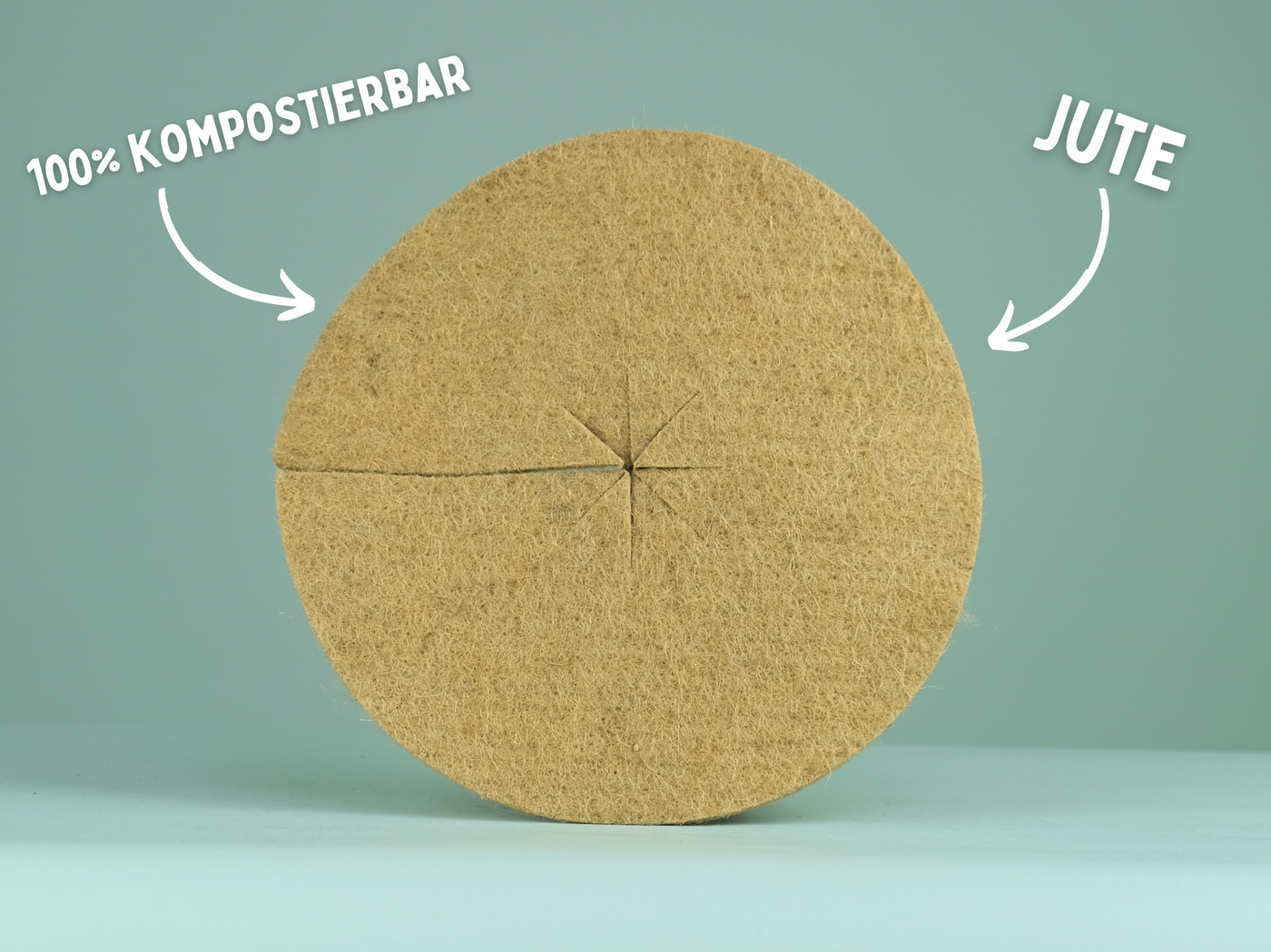 Mulchscheibe aus Jute (25cm)