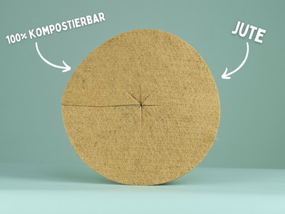 Mulchscheibe aus Jute (25cm)