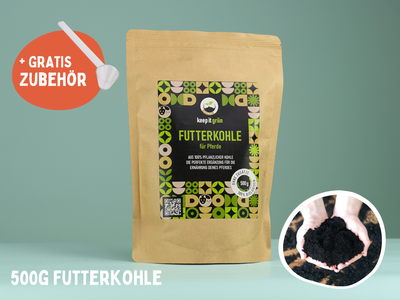 Futterkohle für Pferde kaufen 500g