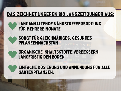 Bio Langzeitdünger mit Pflanzenkohle