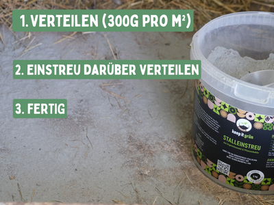 Premium Stalleinstreu mit Pflanzenkohle (5kg)