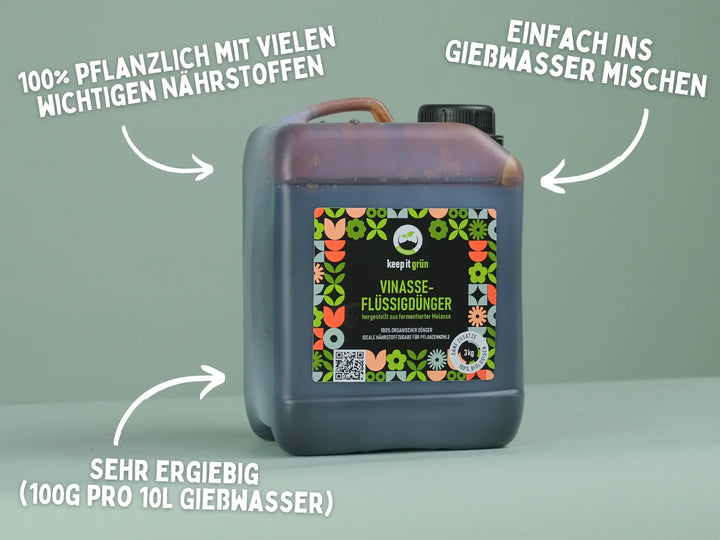 Bio-Flüssigdünger für kräftiges Pflanzenwachstum 💚 – keep it grün