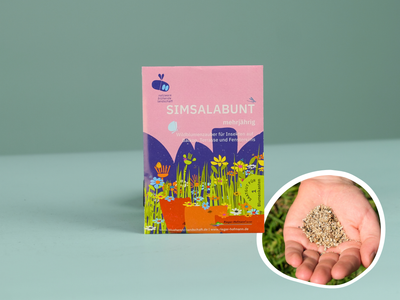 Saatgutmischung Wildblumen für Balkon und Topf (Simsalabunt)