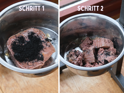 Futterkohle für Hunde und Katzen