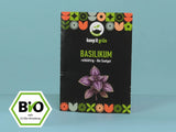 Bio Saatgut Basilikum rotblättrig