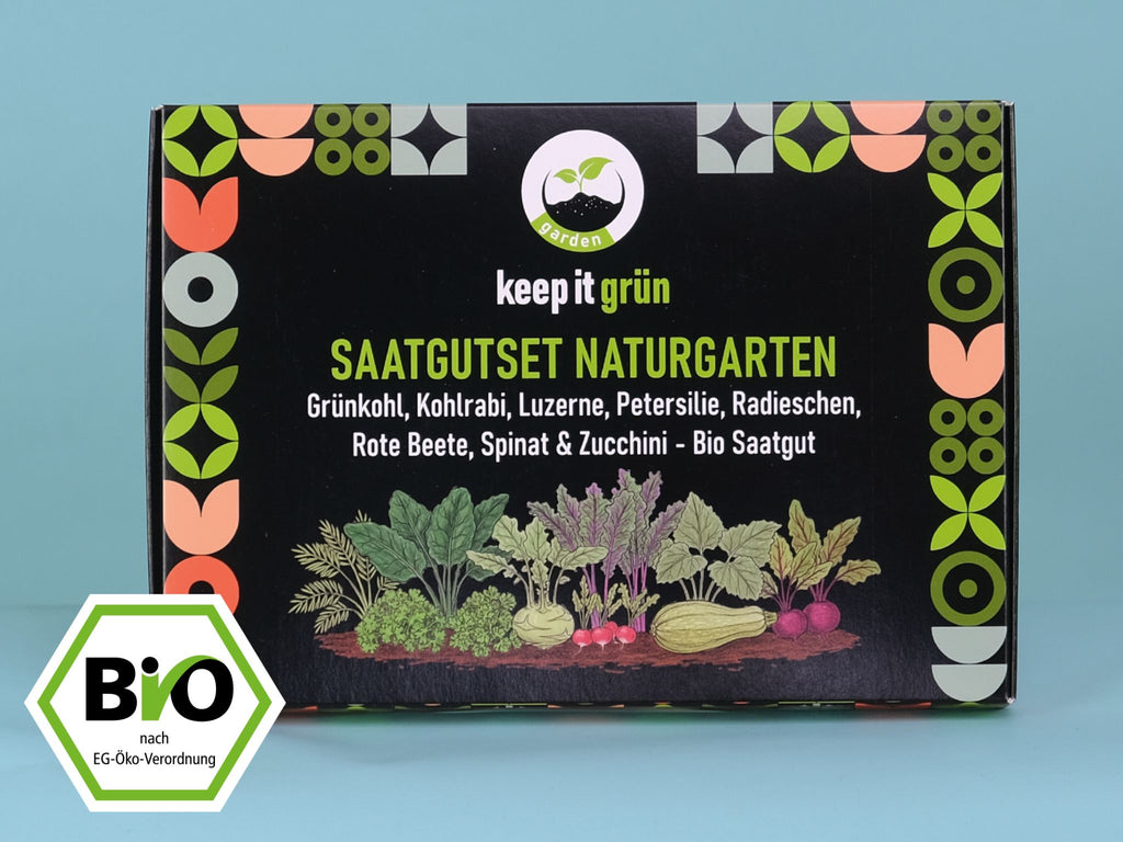 Bio Saatgutset Naturgarten (8 Sorten) – keep it grün