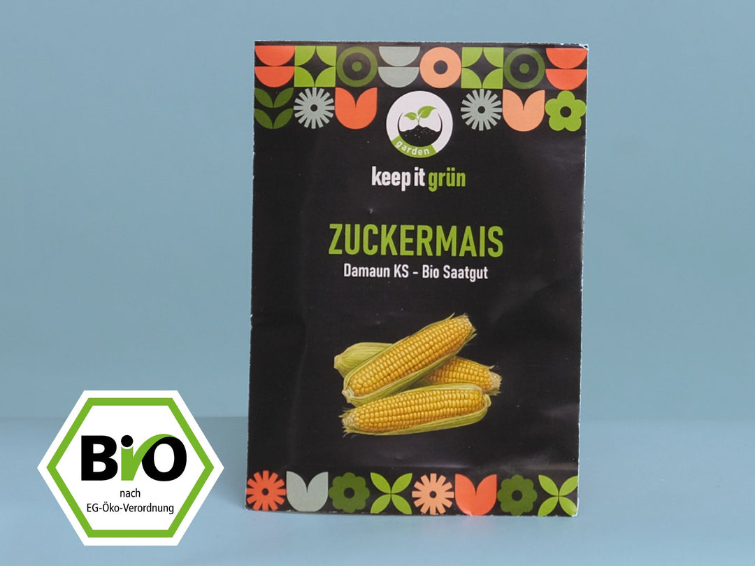 Bio Saatgut Zuckermais 'Damaun KS' – keep it grün