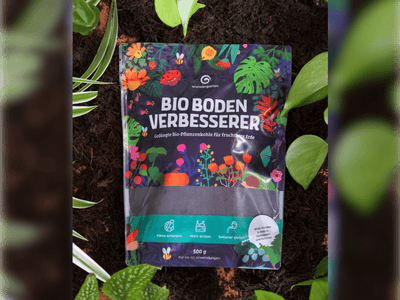 [NEU] Bio Boden Verbesserer aus Pflanzenkohle [500g] - keep it grün